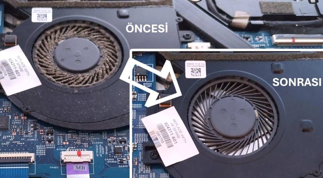 Laptop ve Masaüstü Bilgisayarlarınız için fan temizliği